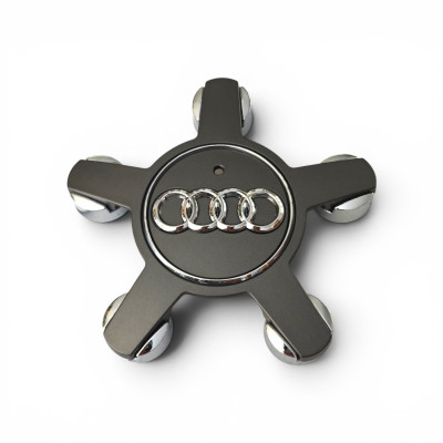 Ковпачки (заглушки) в диски Audi, сірий матовий 135\60мм 4F0 601165